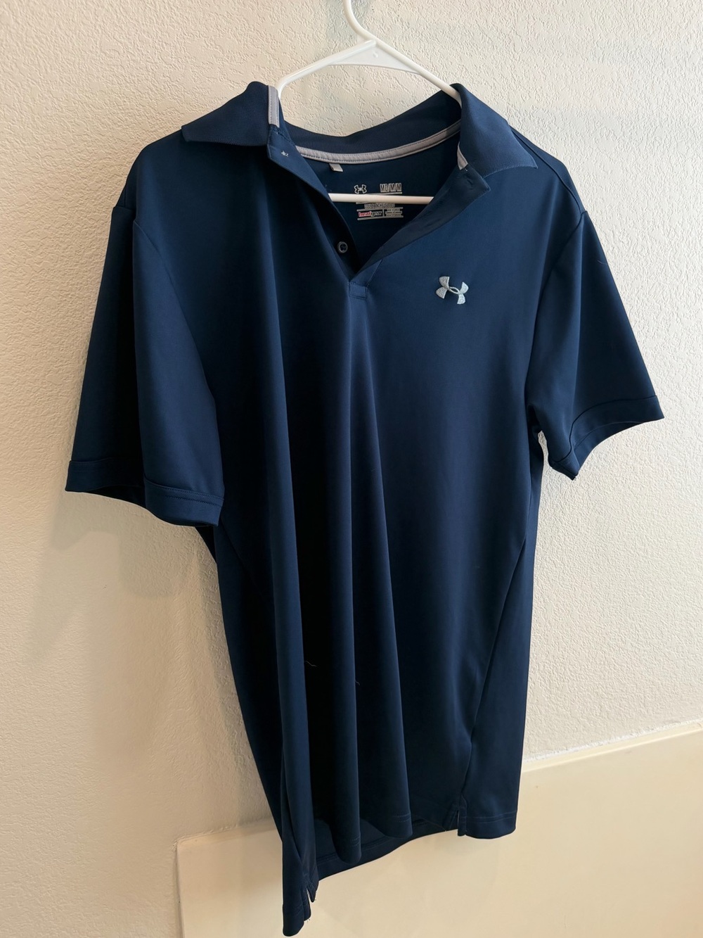Under Armour Men's Navy Performance Polo medium